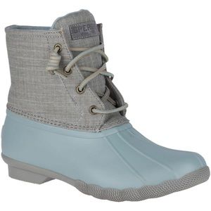Sperry Saltwater Canvas Waterproof Mid Duck Boots